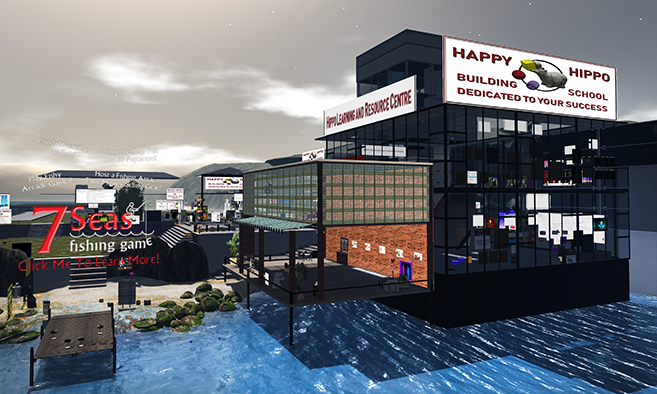 Happy Hippo Building School