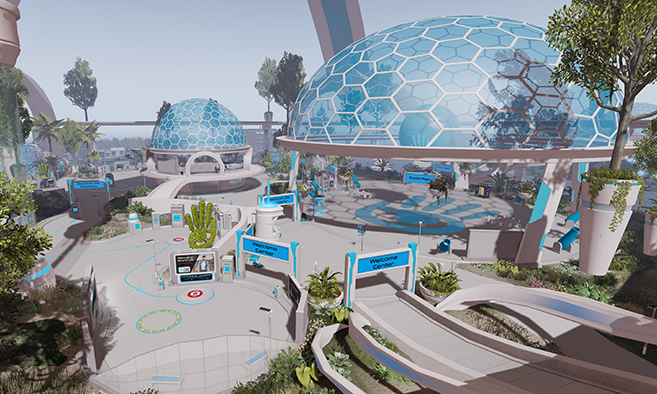 Welcome Hub Social Plaza