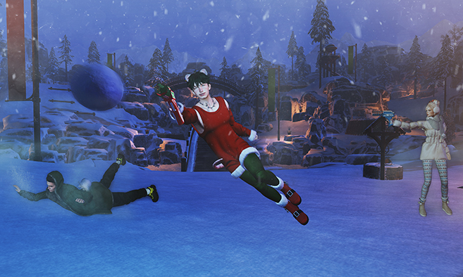 Linden & Resident Snowball Fight bqxthKrS